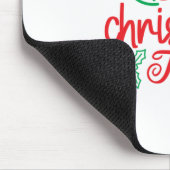 メリークリスマスクリスマスの時期だ マウスパッド (コーナー)