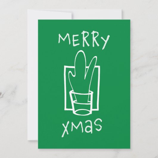 メリークリスマスクリスマスカード シーズンカード (正面)