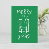 メリークリスマスクリスマスカード シーズンカード (スタンド正面)