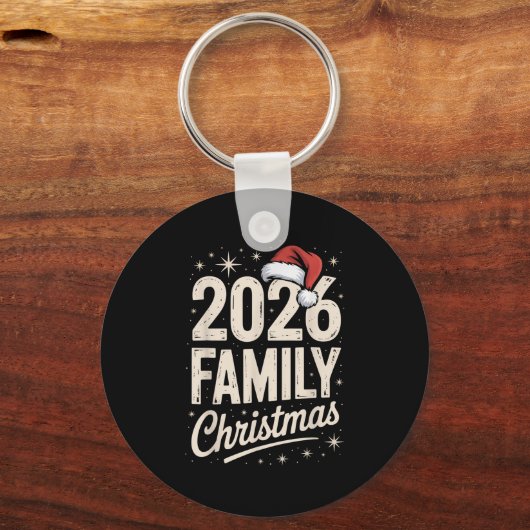 メリークリスマスクリスマスファミリーマッチング キーホルダー (正面)