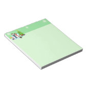 メリークリスマスクリスマスファミリー小さなノートパッド ノートパッド (アングル)