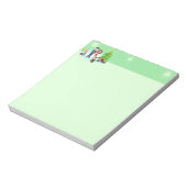 メリークリスマスクリスマスファミリー小さなノートパッド ノートパッド (回転)