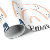 メリークリスマスクリスマスボホレインボーギフトラッピングパ ラッピングペーパー (ロールコーナー)