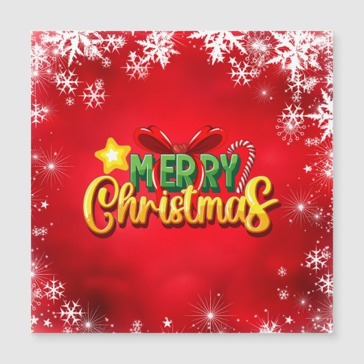 メリークリスマスクリスマスレッドグリーン金ゴールドホリデーラブ (正面)