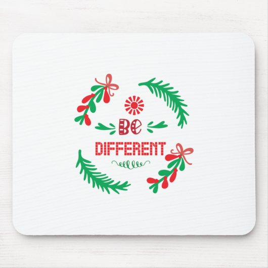 メリークリスマスクリスマス違う マウスパッド (正面)