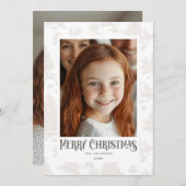 メリークリスマスクリームトイレホリデーデザイン シーズンカード (正面/裏面)