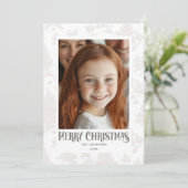 メリークリスマスクリームトイレホリデーデザイン シーズンカード (スタンド正面)