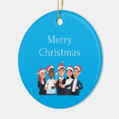 メリークリスマスクルー2022 セラミックオーナメント (左)