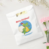 メリークリスマスクロコダイルサンタ |休日 フェイバーバッグ (封をした状態)