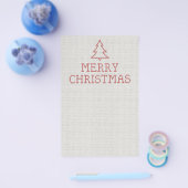 メリークリスマスクロステッチサイン チラシ (シングル)