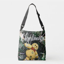 メリークリスマスクロスボディバッグ