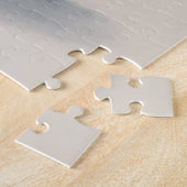 メリークリスマスクールヴィンテージサンタオンバイク ジグソーパズル (側面)