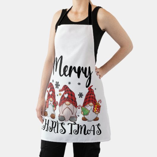 メリークリスマスグノミーズのクリスマス格言 エプロン (インサイチュ)