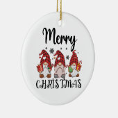 メリークリスマスグノミーズのクリスマス格言 セラミックオーナメント (右)