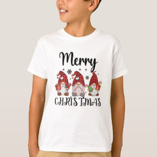 メリークリスマスグノミーズのクリスマス格言 Tシャツ