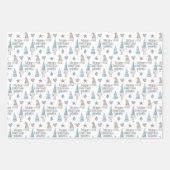 メリークリスマスグノミーラッピング紙シート ラッピングペーパーシート (正面)