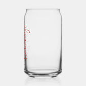 メリークリスマスグラス | フェスティバルホリデイ飲み物用品 ガラス缶 (裏面)