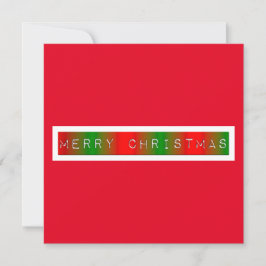 メリークリスマスグラデーション カード
