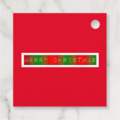 メリークリスマスグラデーション フェイバータグ (裏面)