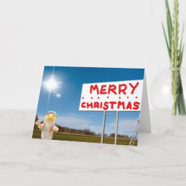 メリークリスマスグラフィティクリスマスカード 案内状