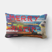メリークリスマスグラフィティ ランバークッション (裏面)