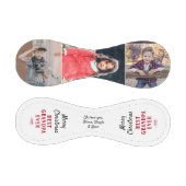 メリークリスマスグランドパグランドキッズ3フォトコラージュ 野球ボール (パネル)