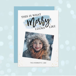 メリークリスマスグリッター シーズンカード