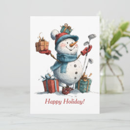 メリークリスマスグリーティングカードの手前 シーズンカード