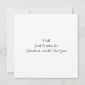 メリークリスマスグリーティングカード (裏面)