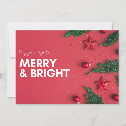 メリークリスマスグリーティングカード (正面)