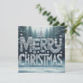 メリークリスマスグリーティングカード カード (スタンド正面)