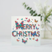 メリークリスマスグリーティングカード カード (スタンド正面)