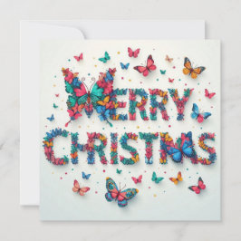 メリークリスマスグリーティングカード カード