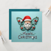 メリークリスマスグリーティングカード カード (正面/裏面インサイチュ)