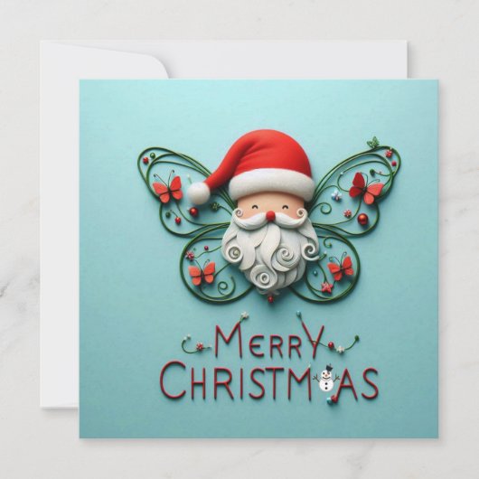 メリークリスマスグリーティングカード カード (正面)