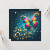 メリークリスマスグリーティングカード カード (正面/裏面インサイチュ)