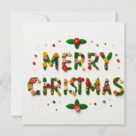 メリークリスマスグリーティングカード カード