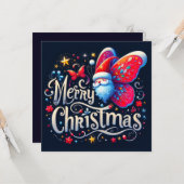 メリークリスマスグリーティングカード カード (正面/裏面インサイチュ)