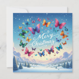 メリークリスマスグリーティングカード カード