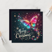 メリークリスマスグリーティングカード カード (正面/裏面インサイチュ)