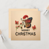 メリークリスマスグリーティングカード カード (正面/裏面インサイチュ)