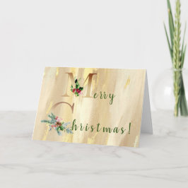 メリークリスマスグリーティングカード カード