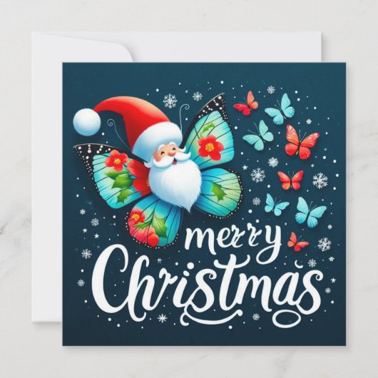 メリークリスマスグリーティングカード カード (正面)