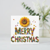 メリークリスマスグリーティングカード カード (スタンド正面)