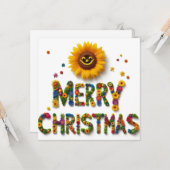 メリークリスマスグリーティングカード カード (正面/裏面インサイチュ)