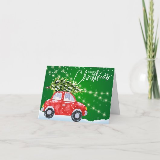 メリークリスマスグリーティングカード シーズンカード (正面)