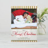 メリークリスマスグリーティングカード シーズンカード (スタンド正面)