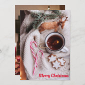 メリークリスマスグリーティングカード シーズンカード (正面/裏面)