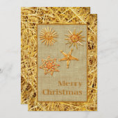 メリークリスマスグリーティングカード シーズンカード (正面/裏面)