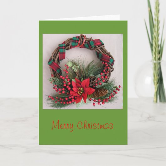 メリークリスマスグリーティングカード シーズンカード (正面)